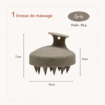 Brosse Exfoliante Cuir Chevelu - Massage & Soin